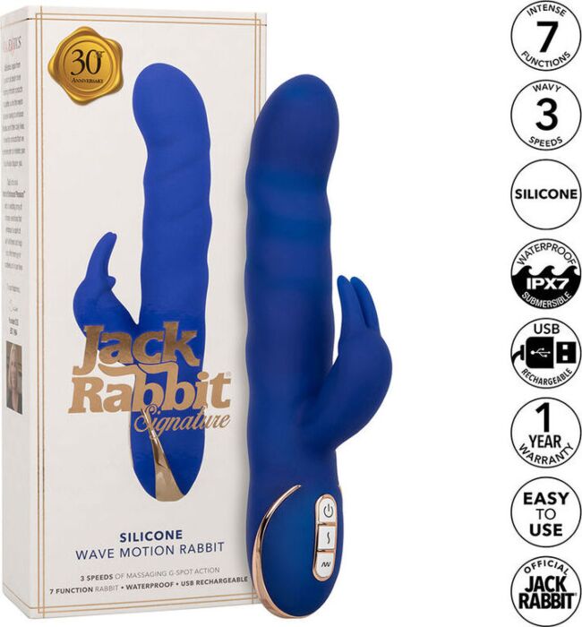 Vibrador Rabbit CALEXOTICS Jack - Movimiento de Ondas