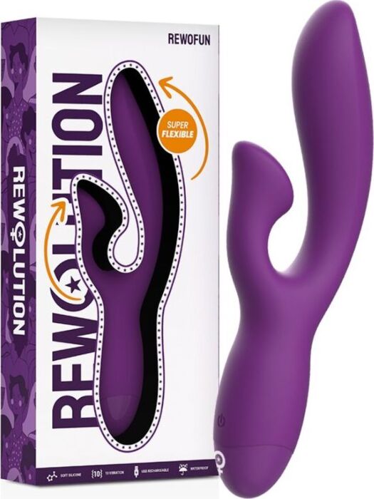 Vibrador Rewolution Rewofun Flexible con Rabbit