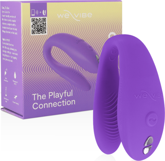 Vibrador We-Vibe Sync Go Estimulador Dual Violeta