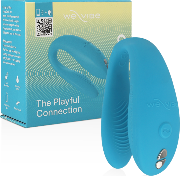 Vibrador We-Vibe Sync Go Turquesa para Parejas