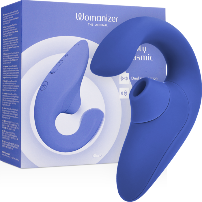 Vibrador Womanizer Blend Azul Estimulador Dual