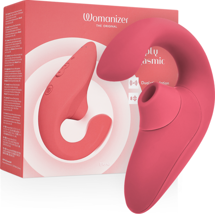 Vibrador Womanizer Blend Rosa Doble Estimulación