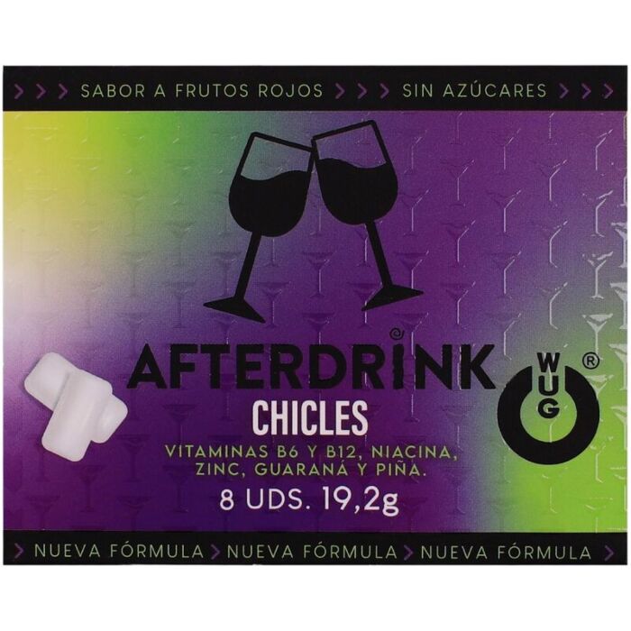 Chicles WUG GUM After Drink | Ayuda a recuperar energía Chicles WUG GUM After Drink | Ayuda a recuperar energía
