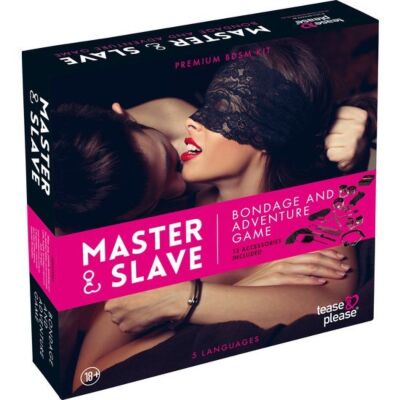 Master slave kit bdsm para parejas rosa