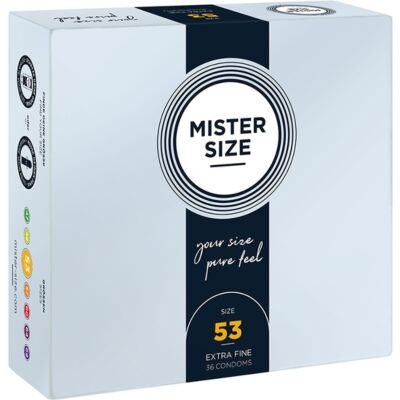 Mister size 53 (36 pack) - extra fino, 53mm