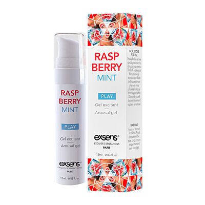 Gel estimulante Exsens Raspberry Mint 15 ml