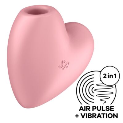 Succionador SATISFYER Cutie Heart con doble motor