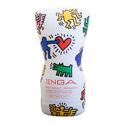 Masturbador Tenga Soft Tube K-H edición Keith Haring