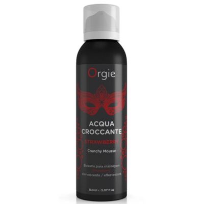 Orgie crema de masaje efervescente aroma fresa 150 ml