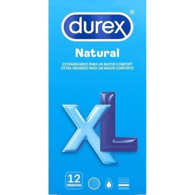 Preservativos Naturales XL Durex 12 uds.