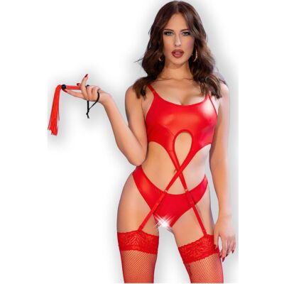 Set Crotchless Chilirose CR 4625 Rojo Sexy