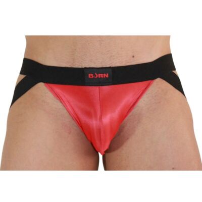 Jockstrap BURN 010 Rojo/Negro - Estilo y Comodidad