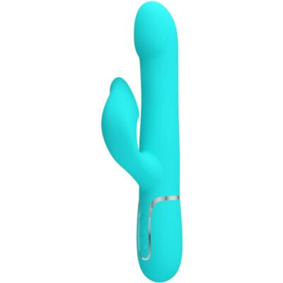 Vibrador Rabbit Pretty Love Perlas Verde Agua