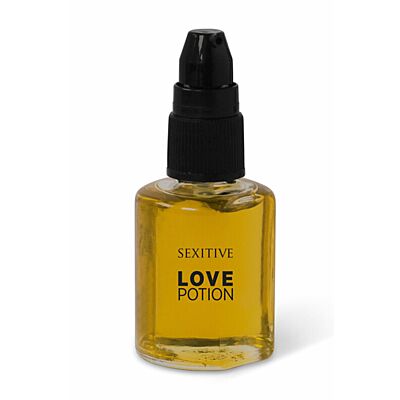 Aceite besable SEXITIVE Love Potion Champagne y Frambueza
