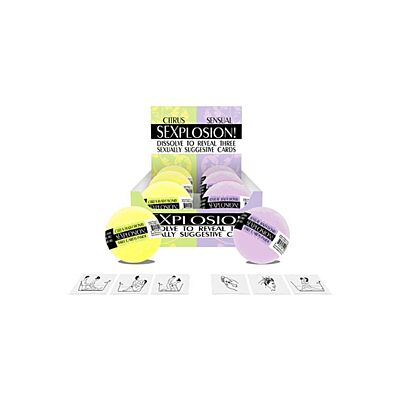 Bombas de baño Kheper Games SEXPLOSION con cartas