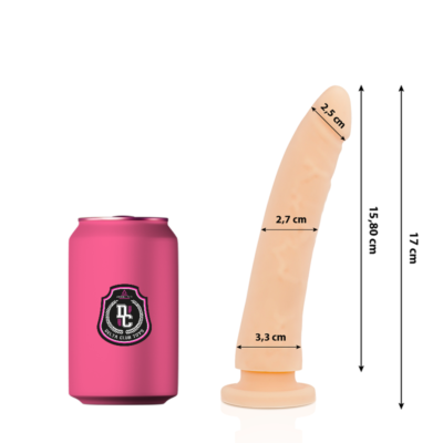Dildo DELTACLUB Realista Silicona Médica 17 cm