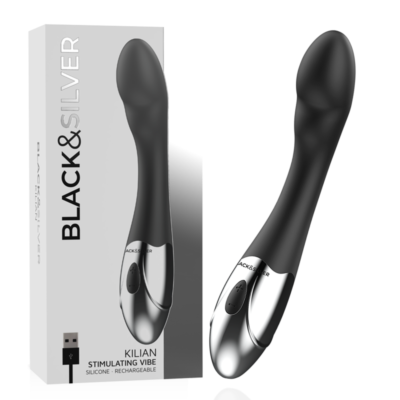 Vibrador Punto G Black&Silver Kilian Potente