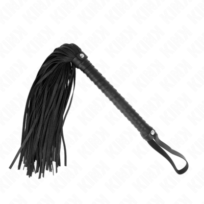 Látigo KINK Texturizado Negro 48.5 cm - Placer Total