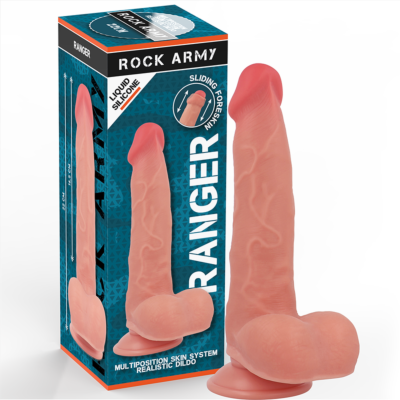 Dildo Rock Army Ranger Realista 22 cm Doble Densidad