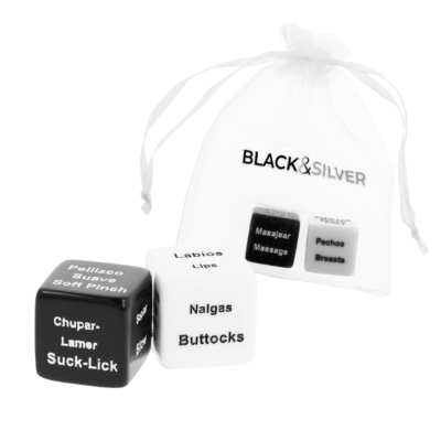 Dados para parejas BLACK&SILVER codificados