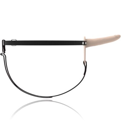 Fetish submissive arnãs silicona flesh 15cm