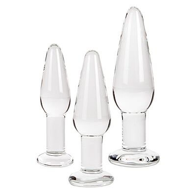 Pack de plugs anal S Pleasures Crystal APOLLO