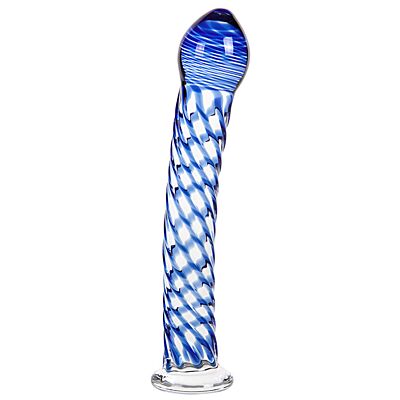 Dildo de vidrio S Pleasures Crystal AQUARIUS