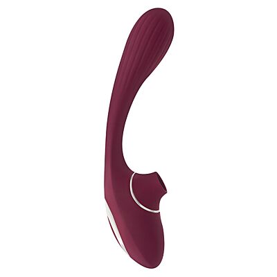 Vibrador Dual S Pleasures con succión y vibración