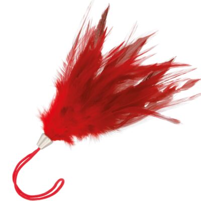 Pluma Roja Sensual 17cm