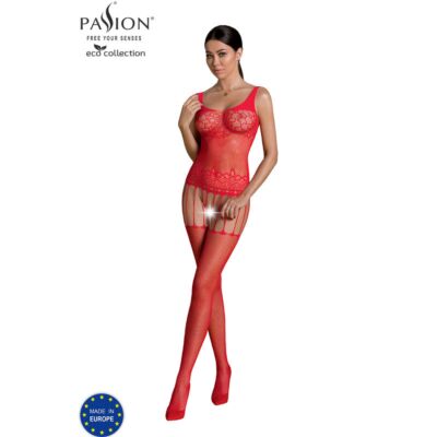 Bodystocking Eco Passion Rojo