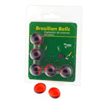 Gel Íntimo Brazilian Balls Fresas & Champán