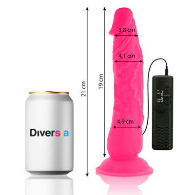 FlexiVibe - Dildo Flex Vibrante 21cm - Rosa