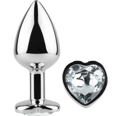 Corazón de Cristal Butt Plug - Talla S