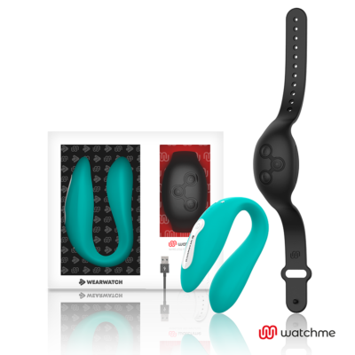 Vibrador Watchme Dual Tech Aqua/Azabache