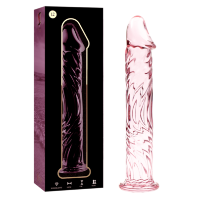 Dildo Cristal Rosado Nebuloso