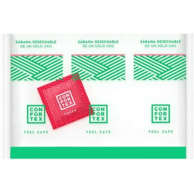 Sábana Desechable con Preservativo de Fresa