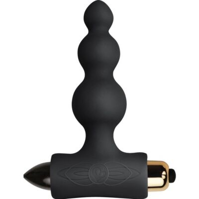 Petite sensations bubbles plug vibrador negro