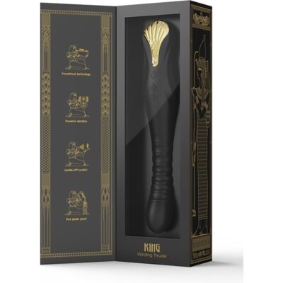 Zalo king vibrador obsidiano