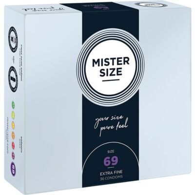 Mister size 69- preservativos extrafinos (36 pack)