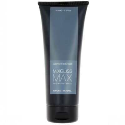 Mixgliss - Max Lubricante Anal Base Agua Natural 70ml