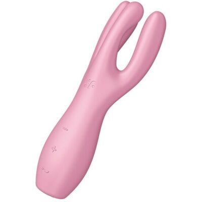 Satisfyer Threesome 3 Vibrador Rosa - 3 Motores Potentes