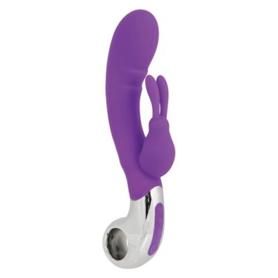 Embrace wand vibrador con conejito rampante morado