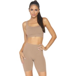 Conjunto opaco con pantalones ciclista