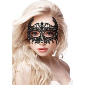 Empress black lace máscara fantasía - negro