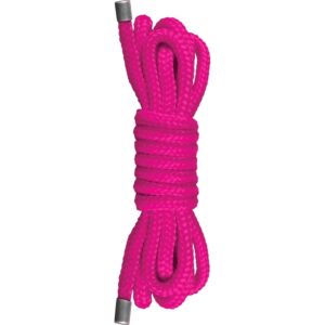 Ouch cuerda mini japonesa rosa 15m