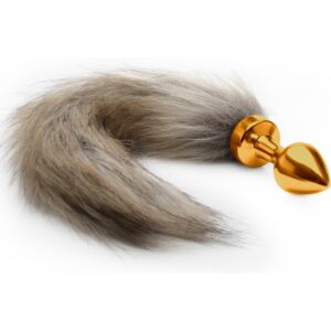 Ouch plug anal cola de zorro gold 75cm