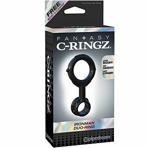 Anillo Ironman Negro