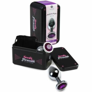 Plug Morado Metal Mediano