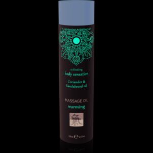 Aceite de masaje efecto calor - cilantro y sándalo 100ml