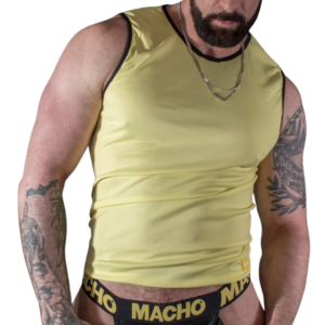 Camiseta Macho Amarillo - Deportiva S/M